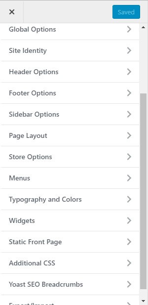 Bikeway Theme Options