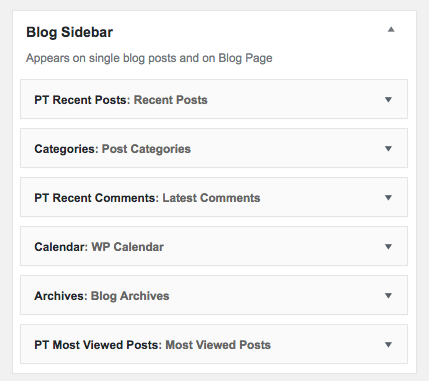 ClickBoutique Theme Blog Sidebar Widgets