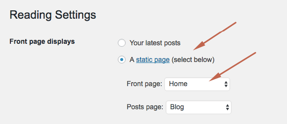 ClickBoutique Theme Reading Settings